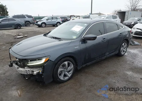 2020 Honda Insight Ex from USA, damaged, VIN 19XZE4F52LE009667